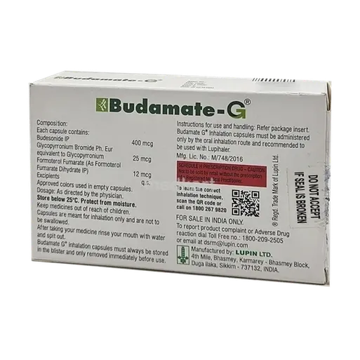 budamate g capsule 10's